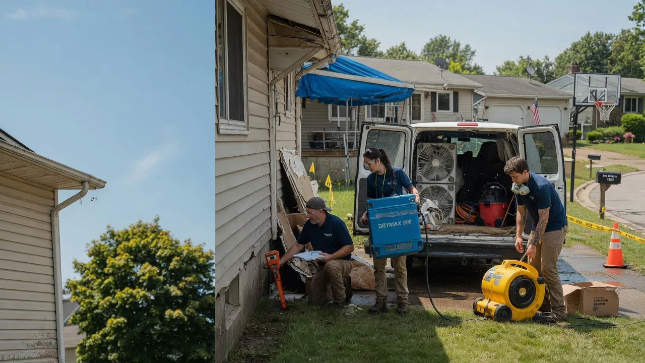 Ceiling Leak Cleanup in Conklin, MI near me